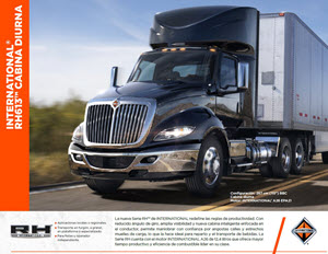 Truck driving on highway